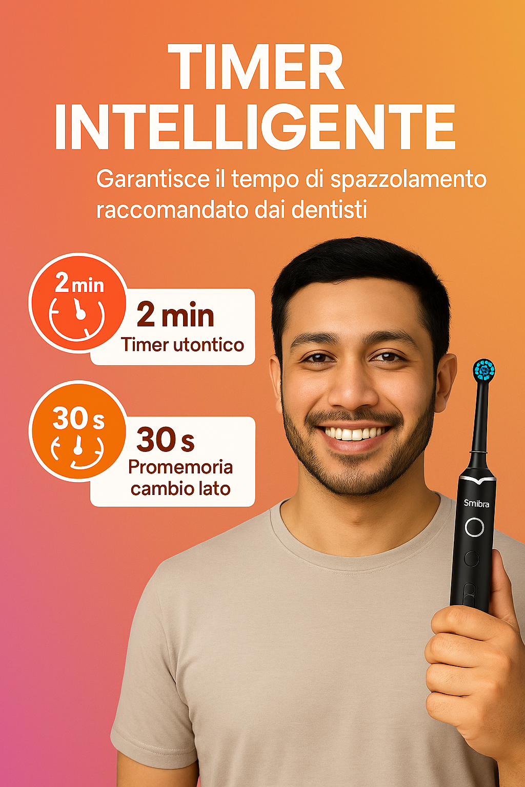 Oscillating Electric Toothbrush 5-in-1