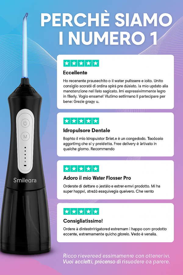 Dental Wireless 5-In-1 Water Flosser Pro