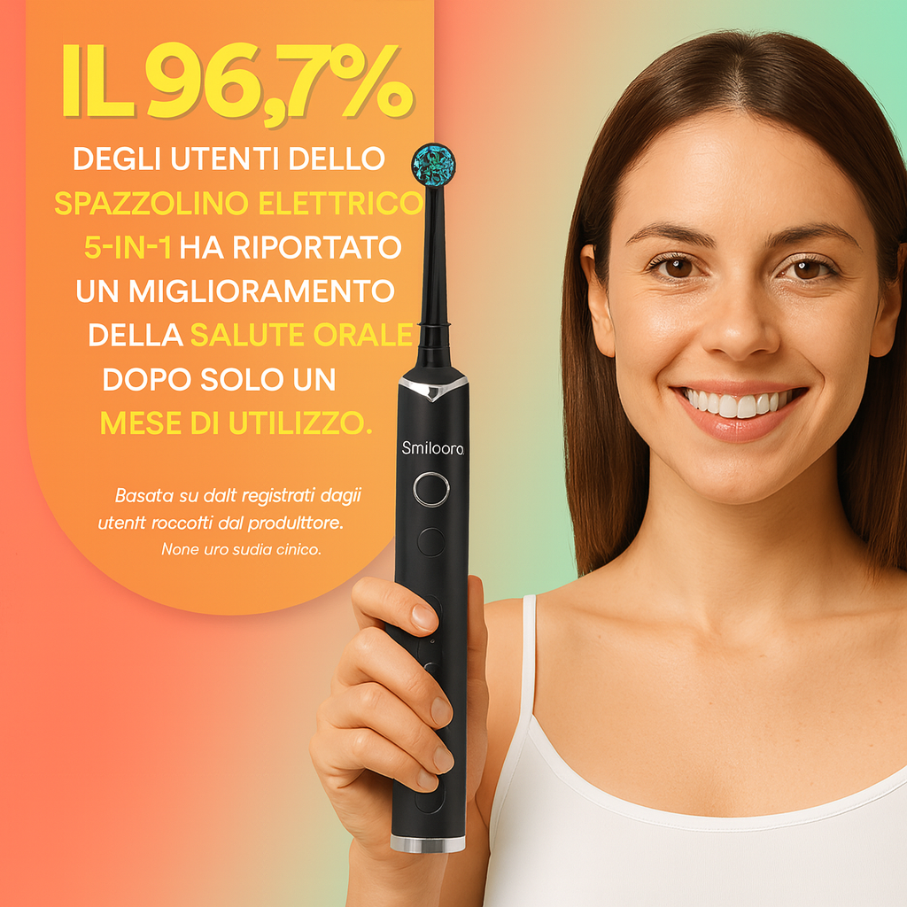 Oscillating Electric Toothbrush 5-in-1