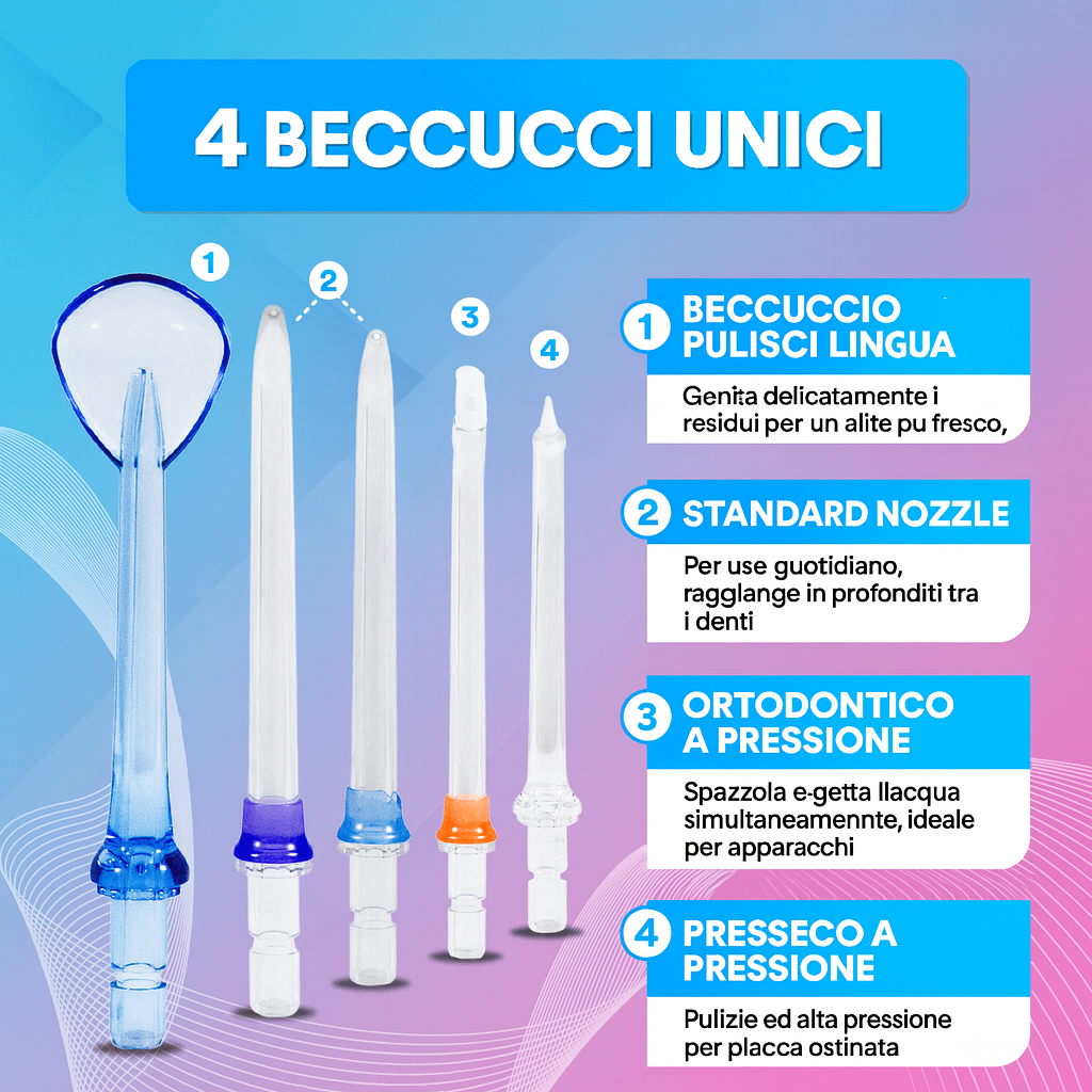 Dental Wireless 5-In-1 Water Flosser Pro