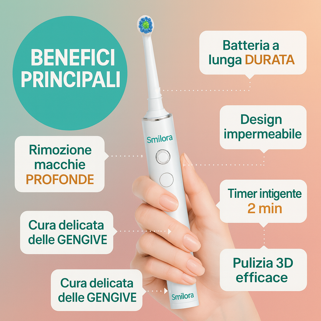Oscillating Electric Toothbrush 5-in-1