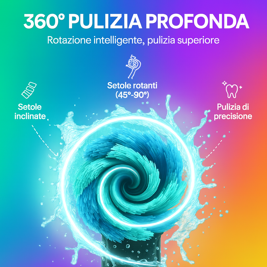 Oscillating Electric Toothbrush 5-in-1